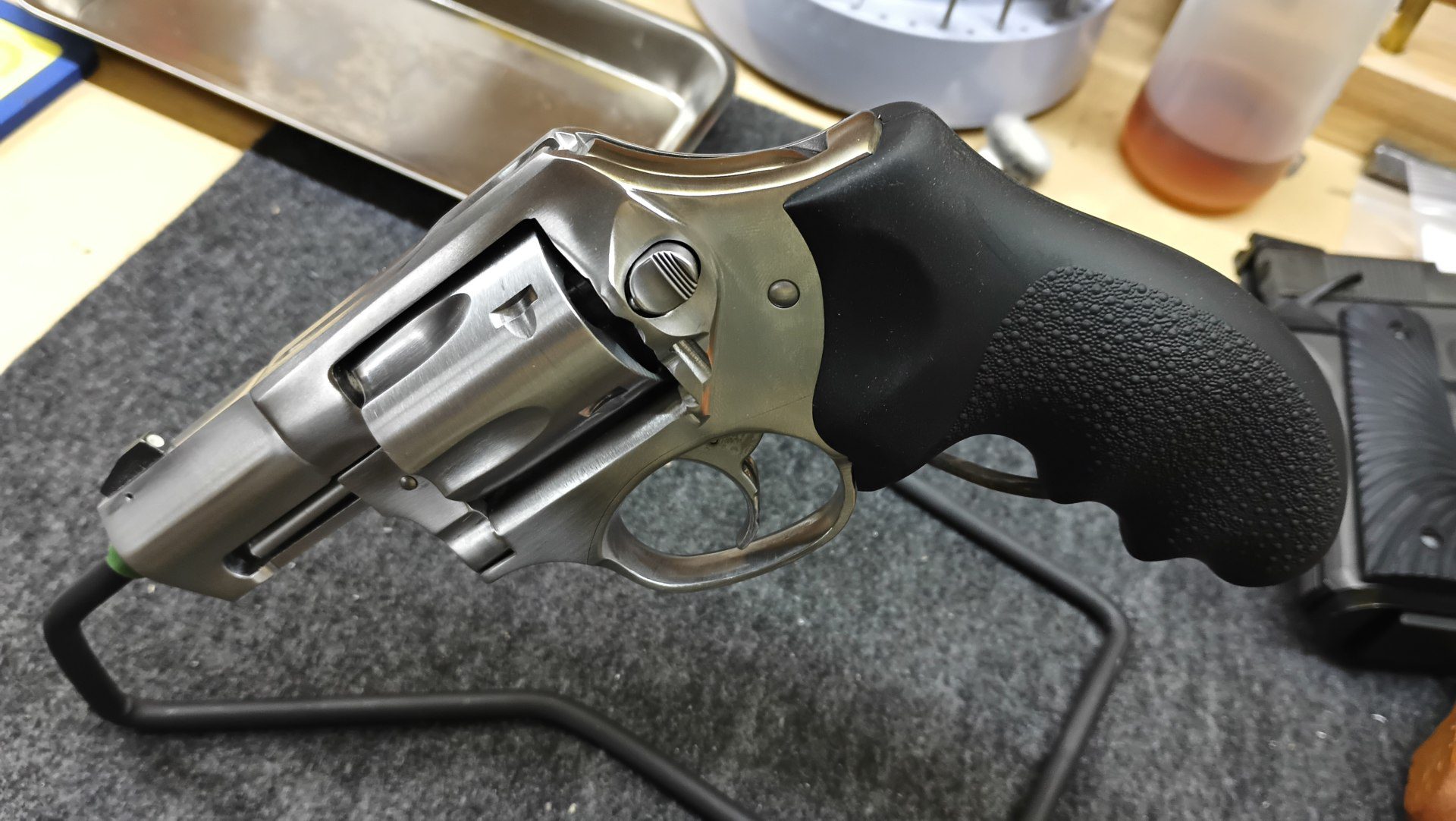 Trigger job and action work on a Ruger revolver